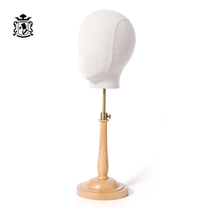 Hat Display wig display stand solid fitting multi function shop display linen with wooden
Hat Display wig display stand solid fitting multi function shop display linen with wooden