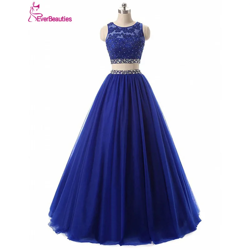 Sexy Two Pieces Prom Dresses 2019 Tulle Beaded Ball Gown Evening Party Dresses Backless Vestidos De Graduacion Vestidos De Baile
Sexy Two Pieces Prom Dresses 2019 Tulle Beaded Ball Gown Evening Party Dresses Backless Vestidos De Graduacion Vestidos De Baile