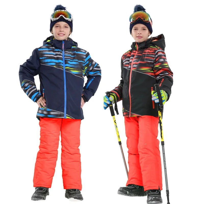 2019 Winter Boys Skiing Suits Fleece Hooded Parkas Overalls Children Clothing Sets Windproof Sport Kids Snow Outfits Clothes
2019 Winter Boys Skiing Suits Fleece Hooded Parkas Overalls Children Clothing Sets Windproof Sport Kids Snow Outfits Clothes