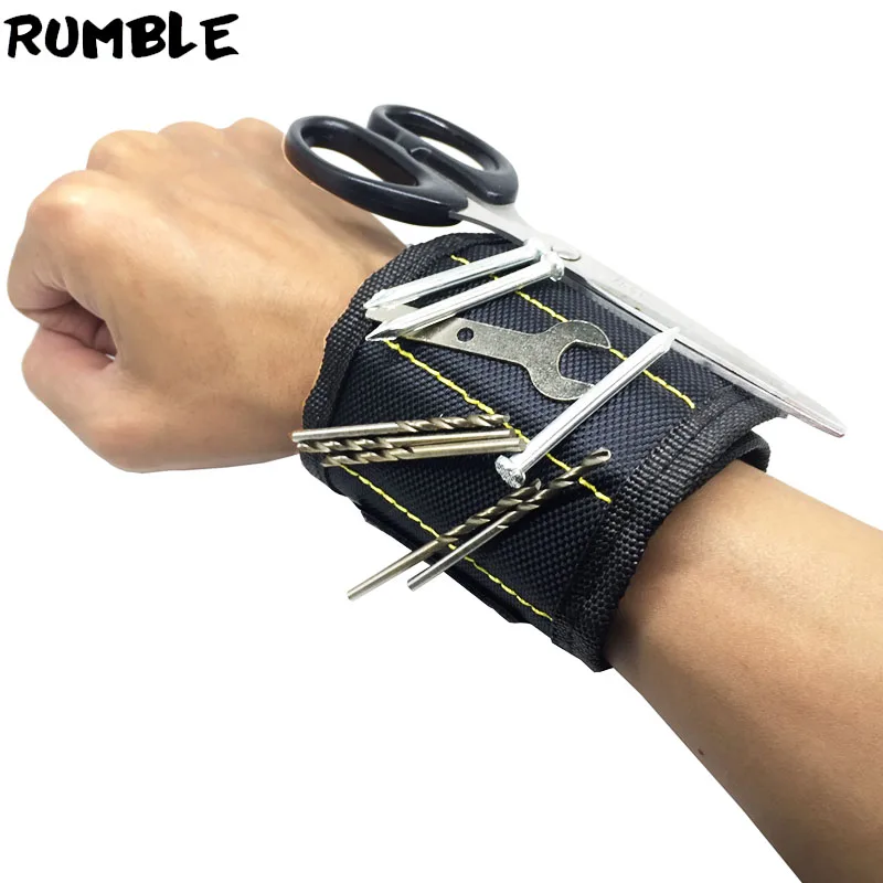 New Magnetic Wristband With Strong Magnets For Holding Screws Nails Drill Bits Great For Tool Bag DIY Repair Hand Tool Useful
New Magnetic Wristband With Strong Magnets For Holding Screws Nails Drill Bits Great For Tool Bag DIY Repair Hand Tool Useful