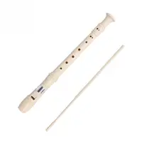 New Colorful 8 Holes Soprano Recorder Flute With Cleaning Stick Musical Instrument for Kids Instrument Beginners image