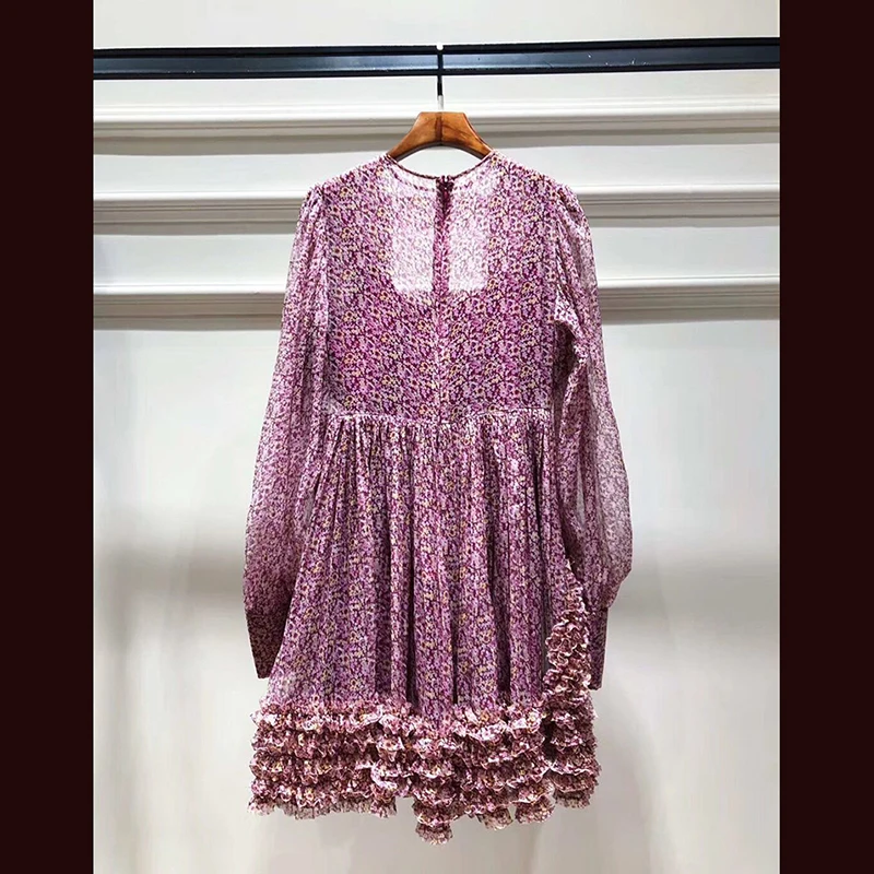Women's Summer Dress Sexy Puff sleeve O-Neck Bohemian Floral Dress Silk Beach ruffle printed mini dress Lined silk 2019 Robe
Women's Summer Dress Sexy Puff sleeve O-Neck Bohemian Floral Dress Silk Beach ruffle printed mini dress Lined silk 2019 Robe