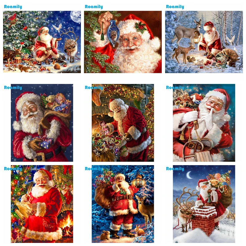 ROAMILY,Cartoon Diamond Painting Christmas,Santa Claus Wall Decor,Gift Daimond Painting Completely,Embroidered with Rhinestone
ROAMILY,Cartoon Diamond Painting Christmas,Santa Claus Wall Decor,Gift Daimond Painting Completely,Embroidered with Rhinestone