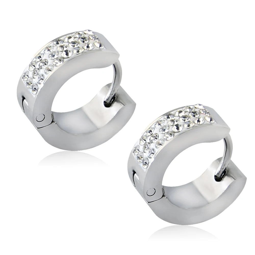 2016 Nueva Moda Ear Hoop Piercing Bling Crystal Ear Piercing Earrings Punk Design Fashion Hinged Hoop Earrings For Women/Men
2016 Nueva Moda Ear Hoop Piercing Bling Crystal Ear Piercing Earrings Punk Design Fashion Hinged Hoop Earrings For Women/Men