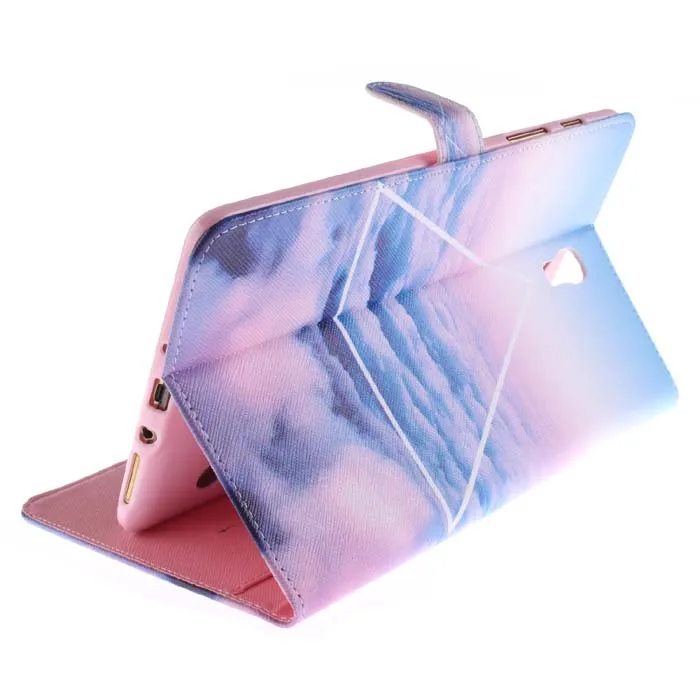 

Multi Painting Style Print PU Leather Cover For Samsung Galaxy Tab S 8.4 T700 T701 T705 T705C Case Stand Card Slots Holder