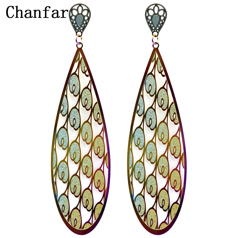 Chanfar Fashion Carved Stainless Steel Computer Earrings Women Long Earrings Jewelry Hot Sale
Chanfar Fashion Carved Stainless Steel Computer Earrings Women Long Earrings Jewelry Hot Sale