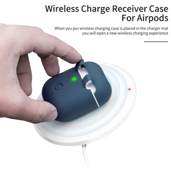 For Airpod QI Wireless Charger Case Charging Receiver Cover Shockproof Protective Silicone Charging box For AirPods apple
For Airpod QI Wireless Charger Case Charging Receiver Cover Shockproof Protective Silicone Charging box For AirPods apple