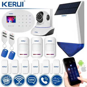 WiFi GSM Security Alarm System Classic Kit Wireless Home Security System Compatible with IP Camera and App Controlled
WiFi GSM Security Alarm System Classic Kit Wireless Home Security System Compatible with IP Camera and App Controlled