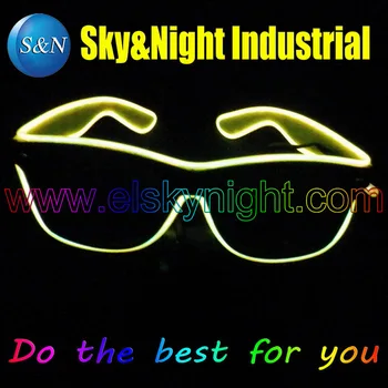 Good quality -5pcs New ray black el flashing glasses luminous gift glasses for parties
Good quality -5pcs New ray black el flashing glasses luminous gift glasses for parties