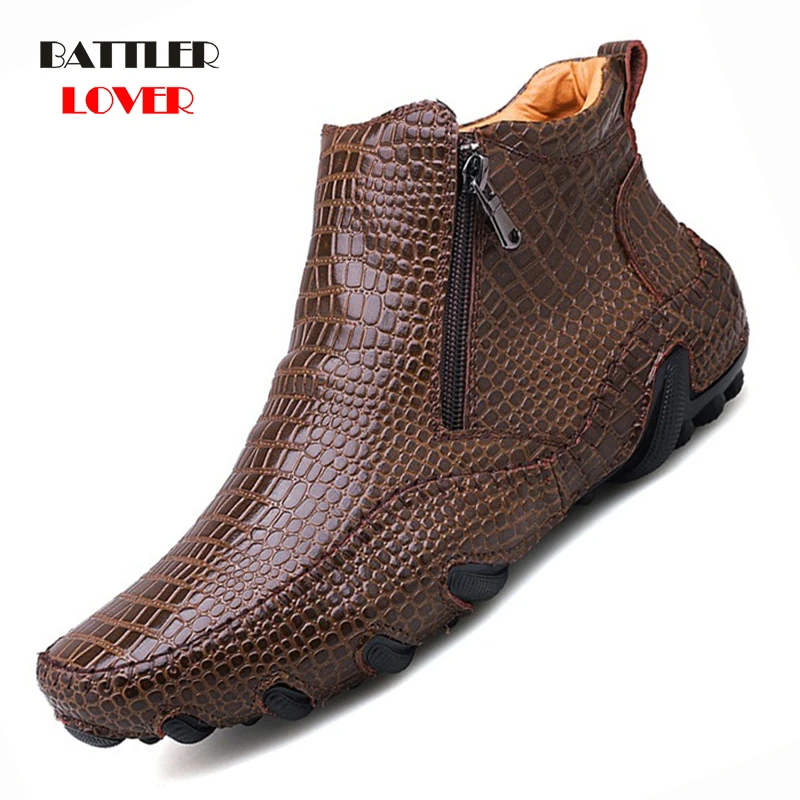 Mens Loafers Winter Shoes Men Loafers Leather Moccasin Crocodile Style Footwear Slip On Flat Driving Boat Shoes Classical Male
Mens Loafers Winter Shoes Men Loafers Leather Moccasin Crocodile Style Footwear Slip On Flat Driving Boat Shoes Classical Male
