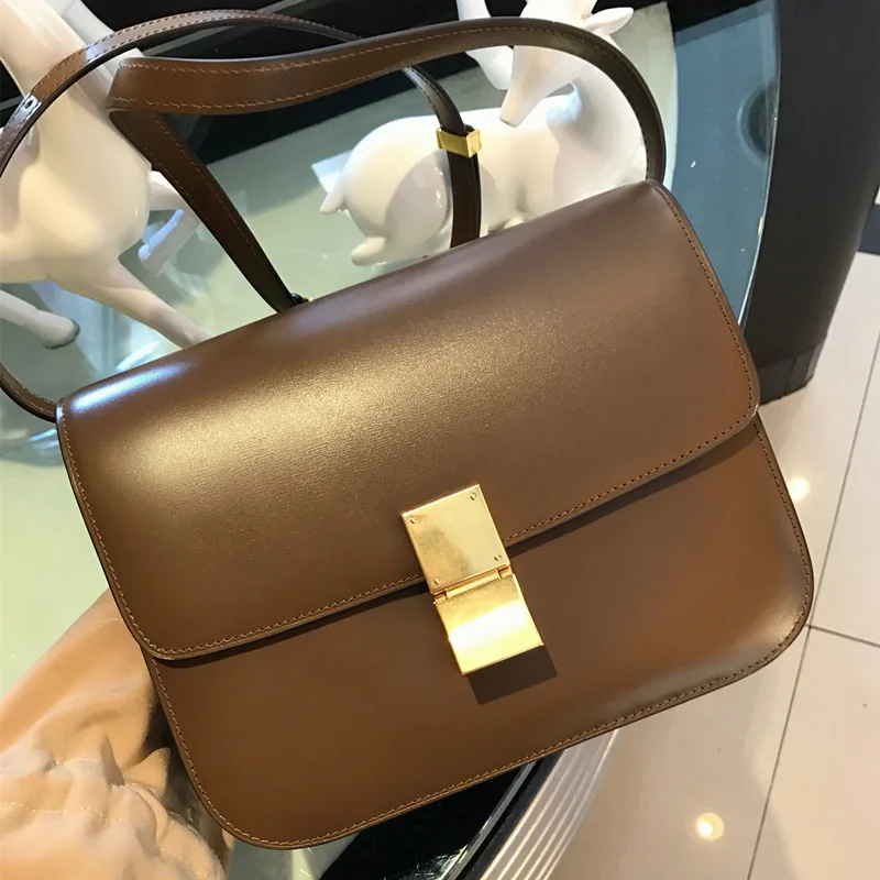 Luxury Handbags Women Bags Designer 2019 Leather Tofu Box Small Square Leather Casual Shoulder Slung Stewardess Bag
Luxury Handbags Women Bags Designer 2019 Leather Tofu Box Small Square Leather Casual Shoulder Slung Stewardess Bag