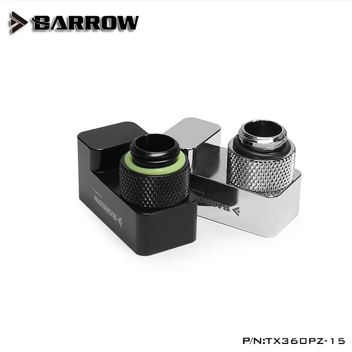 Barrow TX360PZ-15 15 мм 360 градусов Поворотный офсетный фитинг G1/4 штекер-гнездо |