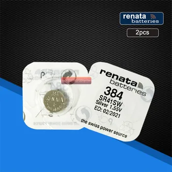 2pack Renata Swiss Battery 384 SR41SW 1.55V for Watch Silver 384 SR41SW RENATA Watch Batteries
2pack Renata Swiss Battery 384 SR41SW 1.55V for Watch Silver 384 SR41SW RENATA Watch Batteries