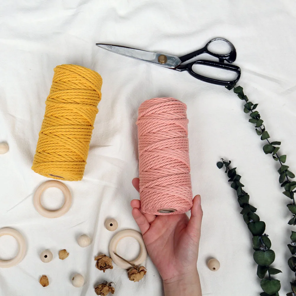 4mmx50m 100% Cotton Cord Colorful Cord Rope Beige Twisted Craft Macrame String DIY Wedding Home Textile Decorative supply
4mmx50m 100% Cotton Cord Colorful Cord Rope Beige Twisted Craft Macrame String DIY Wedding Home Textile Decorative supply