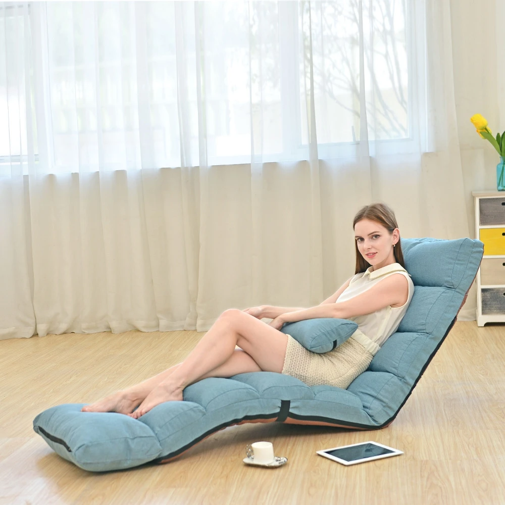 15% A Adjustable Lazy Sofa Floor Chair with Feet Cushion Cotton and Line Fabric Sofa Bed Strong Bearing Portable Leisure Chair
15% A Adjustable Lazy Sofa Floor Chair with Feet Cushion Cotton and Line Fabric Sofa Bed Strong Bearing Portable Leisure Chair
