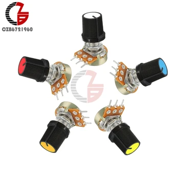 5PCS Red Linear Taper Rotary Potentiometer Resistor Cap Knob For Arduino 1K 2K 5K 10K 20K 50K 100K 250K 500K 1M Ohm
5PCS Red Linear Taper Rotary Potentiometer Resistor Cap Knob For Arduino 1K 2K 5K 10K 20K 50K 100K 250K 500K 1M Ohm