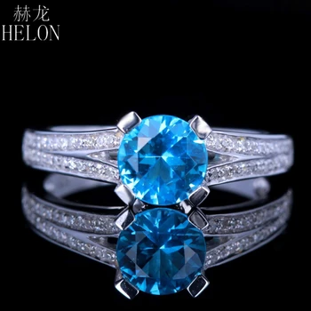 HELON Solid 10K (417) White Gold Flawless 6.5mm Round Real Citrine Natural Diamond Gemstone Engagement Wedding Fine Jewelry Ring
HELON Solid 10K (417) White Gold Flawless 6.5mm Round Real Citrine Natural Diamond Gemstone Engagement Wedding Fine Jewelry Ring