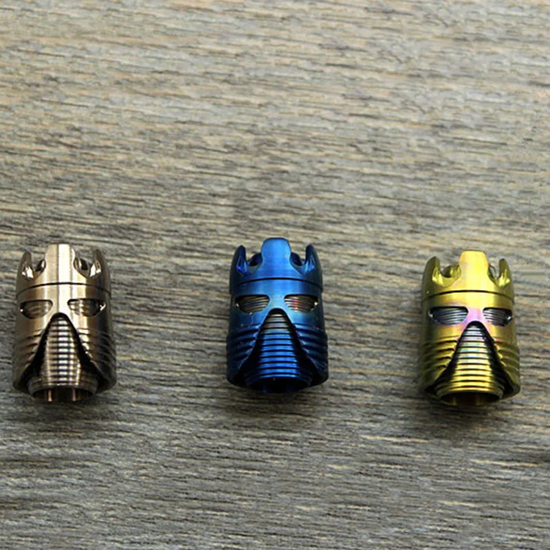 Samurai Helmet Titanium Alloy Knife Beads Paracord Umbrella Rope Outdoor Knife EDC Knife Fall TC4 Pendant Multi Tool Accessories 
Samurai Helmet Titanium Alloy Knife Beads Paracord Umbrella Rope Outdoor Knife EDC Knife Fall TC4 Pendant Multi Tool Accessories
