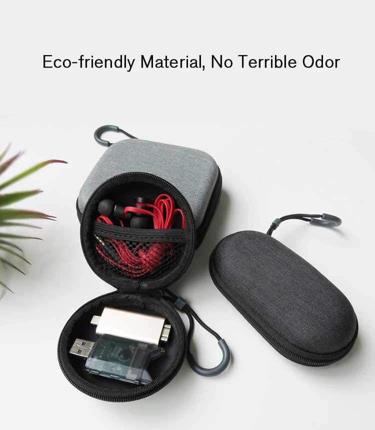 10 Liboer Earphone Accessories Carrying Hard Case for Earphones and Cables Mini Earphone Case Bag EVA Round Storage Box for iPhone