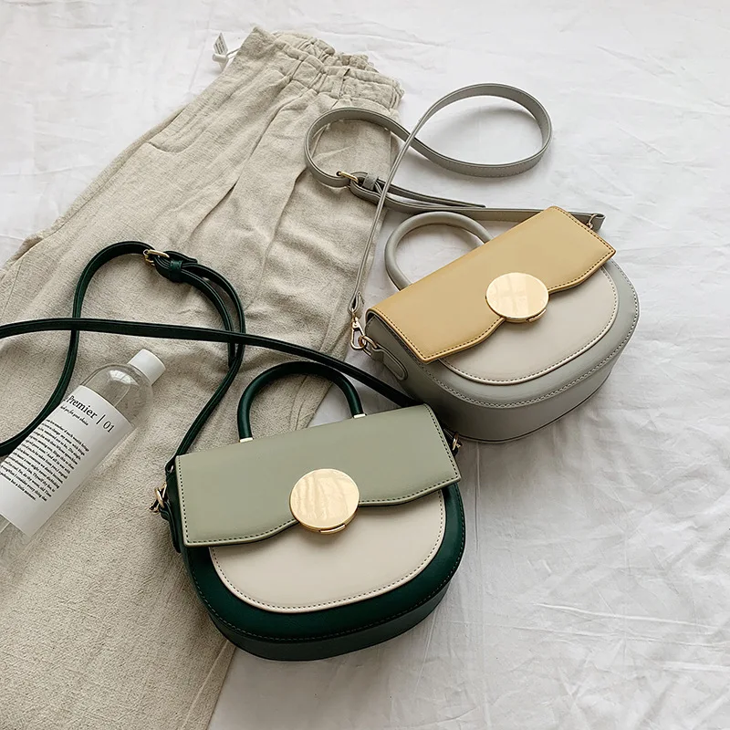 Advanced Sense Small Bag Female 2019 New Lady's Hand-held Single Shoulder Slant Bag Fashionable Coloured Saddle Bag
Advanced Sense Small Bag Female 2019 New Lady's Hand-held Single Shoulder Slant Bag Fashionable Coloured Saddle Bag