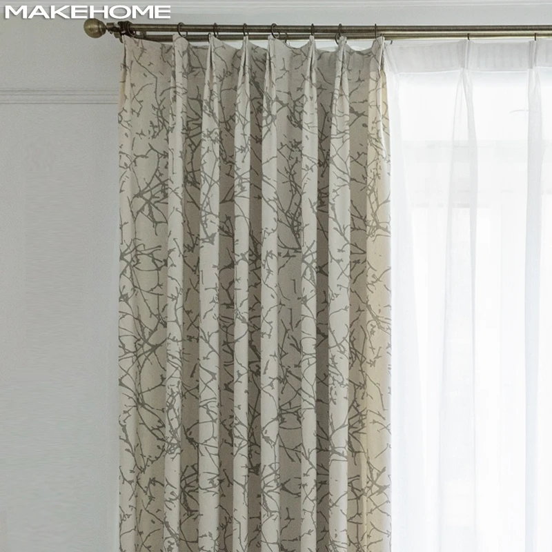MAKEHOME Beige Linen Curtains for Living Room the Bedroom Tree Printed Window Modern Curtains Home Decor Fabrics Drapes
MAKEHOME Beige Linen Curtains for Living Room the Bedroom Tree Printed Window Modern Curtains Home Decor Fabrics Drapes