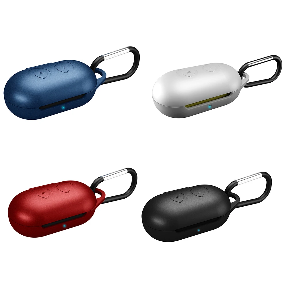 Protective Case for Samsung Galaxy Buds Sport Bluetooth Earphone Silicone Flip-open Anti-shock Case Cover with Carabiner
Protective Case for Samsung Galaxy Buds Sport Bluetooth Earphone Silicone Flip-open Anti-shock Case Cover with Carabiner