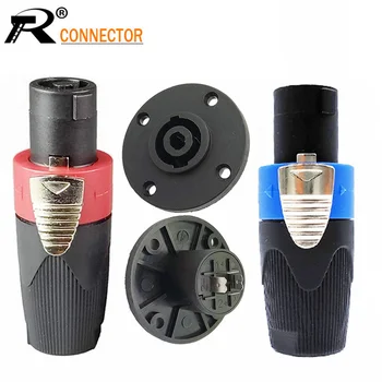 5Sets/10pcs 4 Pin Speakonnector Power Male Plug+Female Chassis Round Panel Mount AC Powerconnector for PA Loudspeaker Amplifier
5Sets/10pcs 4 Pin Speakonnector Power Male Plug+Female Chassis Round Panel Mount AC Powerconnector for PA Loudspeaker Amplifier