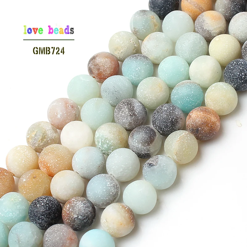 Natural Stone Matte Amazonite Round Beads for Jewelry Making 4/6/8/10/12mm Perles Loose Spacer Beads Diy Bracelet Necklace
Natural Stone Matte Amazonite Round Beads for Jewelry Making 4/6/8/10/12mm Perles Loose Spacer Beads Diy Bracelet Necklace