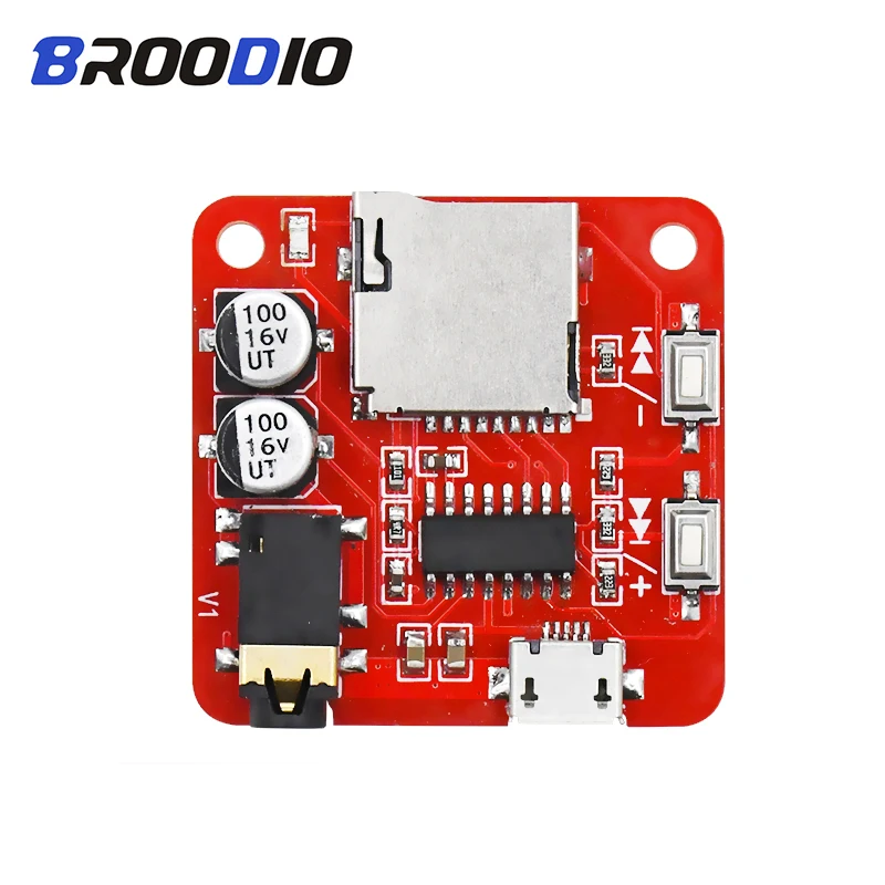 Mini Mp3 Decoder Board TF Card Audio Player USB Power Supply Input Decoding System Amplifiers DC5V Mp3 Amplifiers Module
Mini Mp3 Decoder Board TF Card Audio Player USB Power Supply Input Decoding System Amplifiers DC5V Mp3 Amplifiers Module