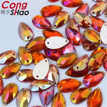Cong Shao 200PCS 10*18mm AB Orange Drop Pear stones crystals Acrylic Rhinestone trim flatback sewing 2 Hole costume Button CS115
Cong Shao 200PCS 10*18mm AB Orange Drop Pear stones crystals Acrylic Rhinestone trim flatback sewing 2 Hole costume Button CS115