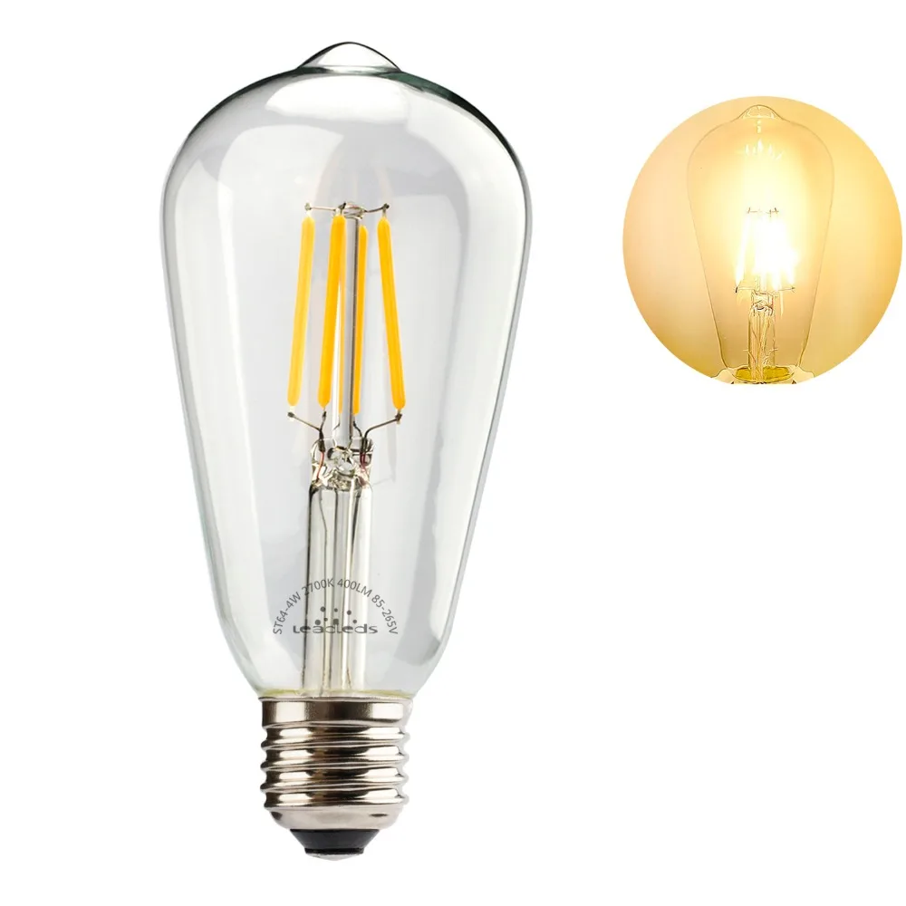 Retro Bulb Light Antique Fixtures Edison Bulb E27 4W 6W 8W Vintage E27 LED Bulb Lamp AC85-265V LED Filament Light Candle Light
Retro Bulb Light Antique Fixtures Edison Bulb E27 4W 6W 8W Vintage E27 LED Bulb Lamp AC85-265V LED Filament Light Candle Light