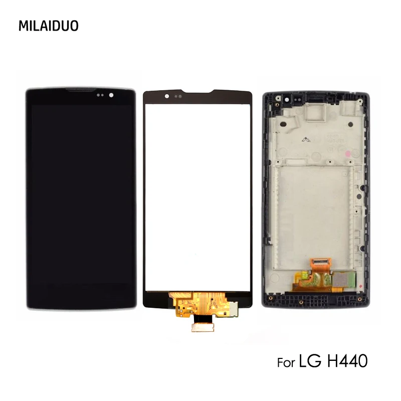 LCD Display For LG Spirit H440 H442 H422 H440N C70 H420 LCD Touch Screen Digitizer Assembly Black with/No Frame 100% Tested 4.7"
LCD Display For LG Spirit H440 H442 H422 H440N C70 H420 LCD Touch Screen Digitizer Assembly Black with/No Frame 100% Tested 4.7"