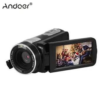 Andoer Portable FHD 1080P Video Camera 3.0" LCD Touchscreen Anti-shake Face Detection Digital Video Camera Camcorder DV Recorder
Andoer Portable FHD 1080P Video Camera 3.0" LCD Touchscreen Anti-shake Face Detection Digital Video Camera Camcorder DV Recorder