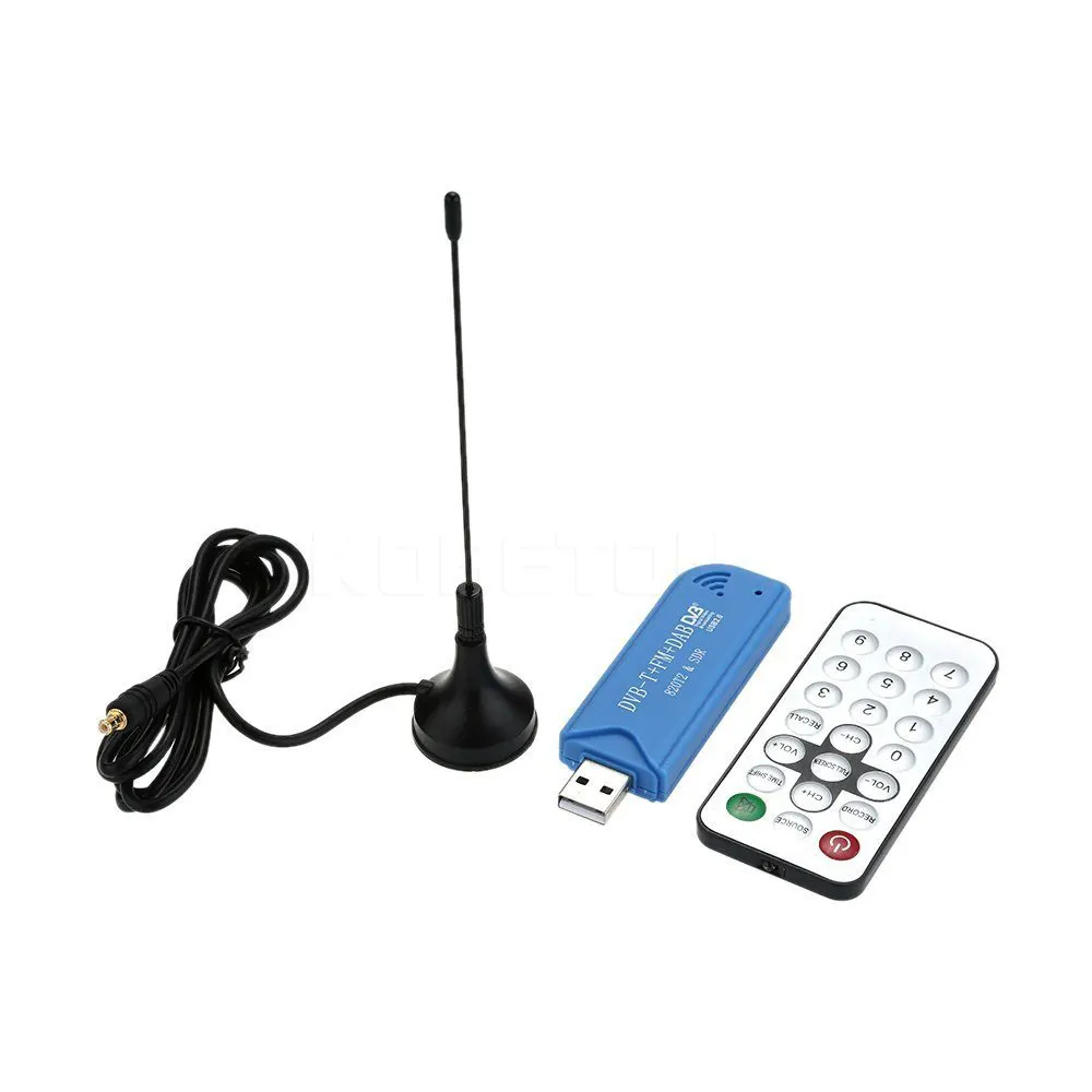 Цифровой мини-видео оборудование kebidumei ТВ-ключ DVB-T + DAB FM RTL2832U R820T2 USB 2 0 ТВ-флешка с