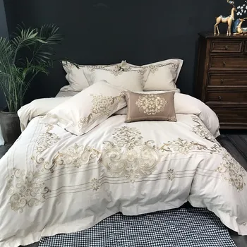 Super Luxury Embroidery 100% Linen Cotton Comfortable Bedding Set Green Violet Brown Duvet Cover Bed sheet Bed Linen Pillowcases
Super Luxury Embroidery 100% Linen Cotton Comfortable Bedding Set Green Violet Brown Duvet Cover Bed sheet Bed Linen Pillowcases
