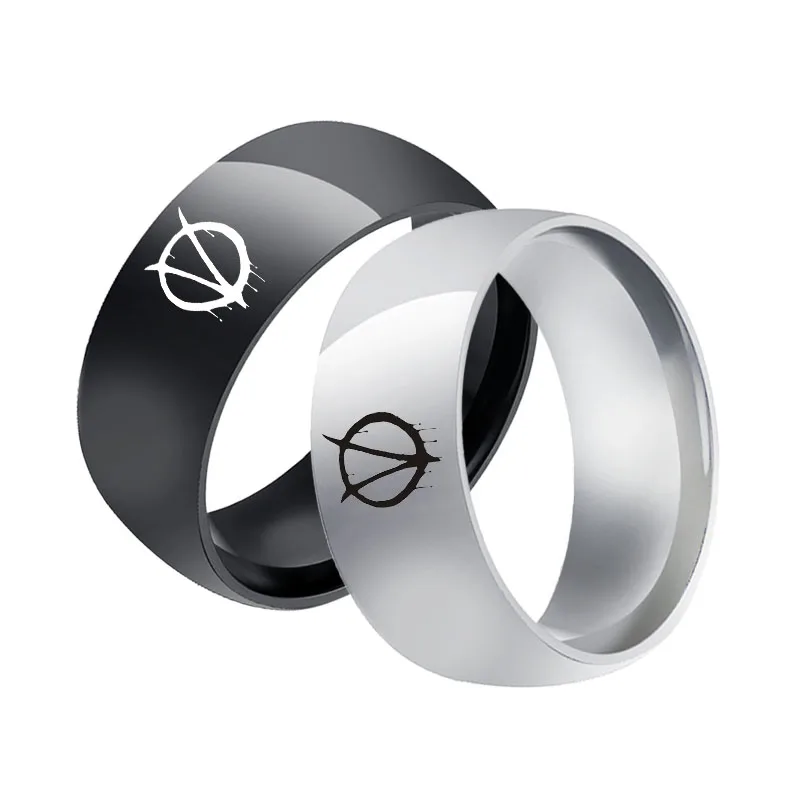 Free Shipping - V for Vendetta Logo - Men's Fashion Titanium Steel Curved Ring - Fan Gift
Free Shipping - V for Vendetta Logo - Men's Fashion Titanium Steel Curved Ring - Fan Gift