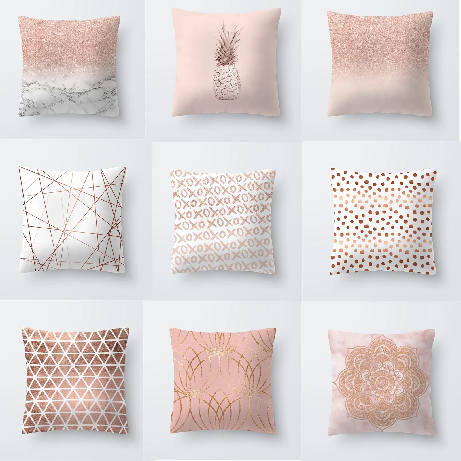 New 45*45cm Peach Skin Cashmere Rose Gold Pink Cushion Cover Square Pillowcase Home Decoration Pillow Covers Decor Supplies
New 45*45cm Peach Skin Cashmere Rose Gold Pink Cushion Cover Square Pillowcase Home Decoration Pillow Covers Decor Supplies