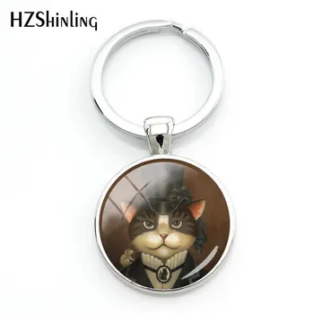 2018 Fashion Vintage Steampunk Cats Photo Glass Round Dome Crown keychain Fashion Cats Lover Keyring Charms Gifts
2018 Fashion Vintage Steampunk Cats Photo Glass Round Dome Crown keychain Fashion Cats Lover Keyring Charms Gifts