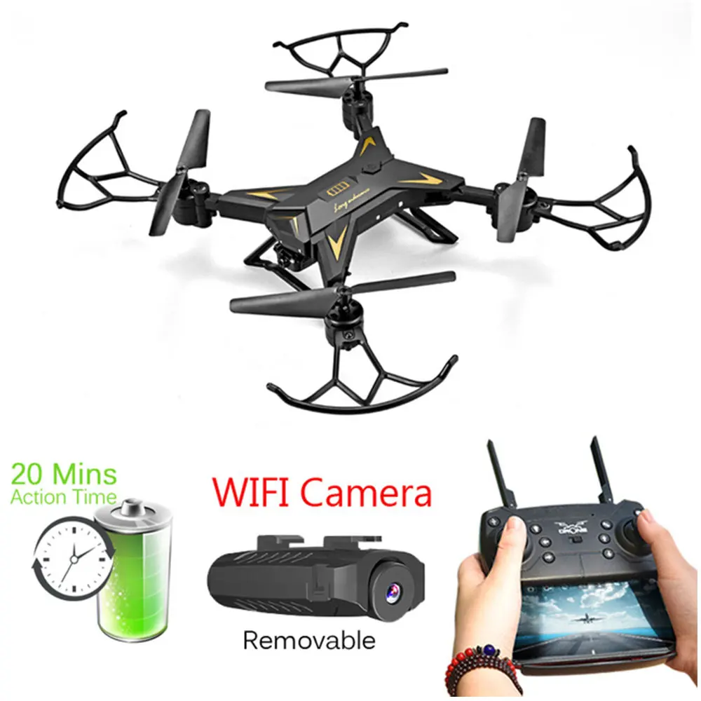 KY601S RC Helicopter Drone with Camera HD 1080P WIFI FPV Selfie Drone Professional Foldable Quadcopter 20mins long flying Toys
KY601S RC Helicopter Drone with Camera HD 1080P WIFI FPV Selfie Drone Professional Foldable Quadcopter 20mins long flying Toys