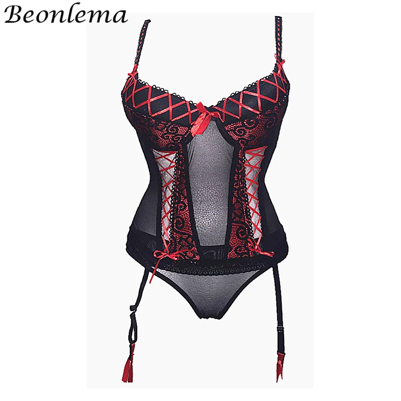 Beonlema Sexy Lace Corset Tops Women Transparent Erotic Lingerie Bustiers Red Rose Underwear With Stocking Belt Modeling Belt
Beonlema Sexy Lace Corset Tops Women Transparent Erotic Lingerie Bustiers Red Rose Underwear With Stocking Belt Modeling Belt