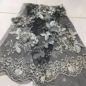 black african lace fabric embroidery golden material beaded tulle lace 2019 high quality good hand feeling for royal dress
black african lace fabric embroidery golden material beaded tulle lace 2019 high quality good hand feeling for royal dress