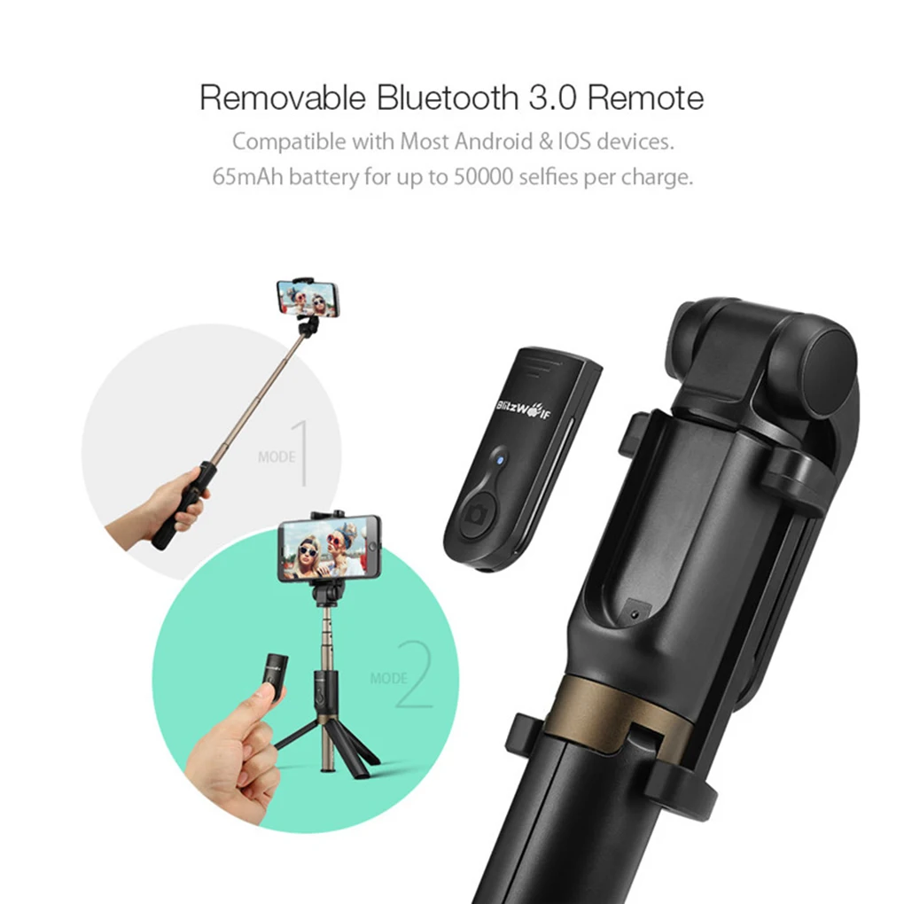 3 in 1 Wireless Bluetooth Selfie Stick Mini Tripod Extendable Rod Bar Universal for iPhone 8 X 7 6s Plus For Samsung
3 in 1 Wireless Bluetooth Selfie Stick Mini Tripod Extendable Rod Bar Universal for iPhone 8 X 7 6s Plus For Samsung
