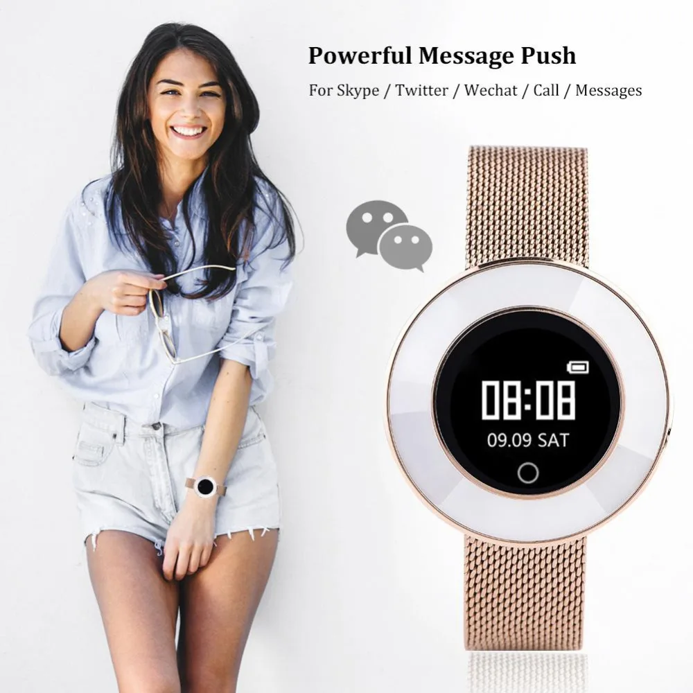 Microwear X6 Fashion Smart Watch Women Bluetooth fitness tracker Smart Bracelet Heart Rate Pedometer IP68 Waterproof
Microwear X6 Fashion Smart Watch Women Bluetooth fitness tracker Smart Bracelet Heart Rate Pedometer IP68 Waterproof