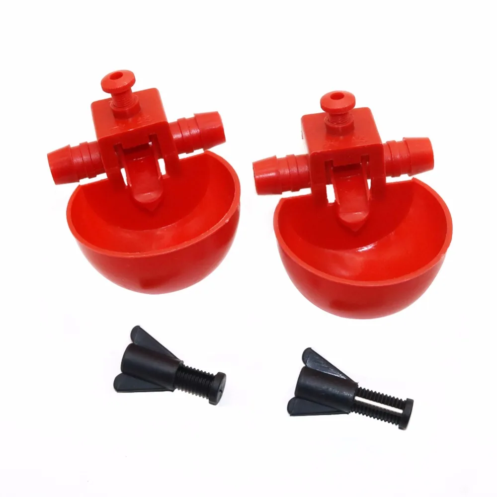 50 Pcs Automatic Bird Coop Feed Poultry Chicken Fowl The Pipe Diameter 13.5mm Quail Drinker Water Drinking Cups
50 Pcs Automatic Bird Coop Feed Poultry Chicken Fowl The Pipe Diameter 13.5mm Quail Drinker Water Drinking Cups