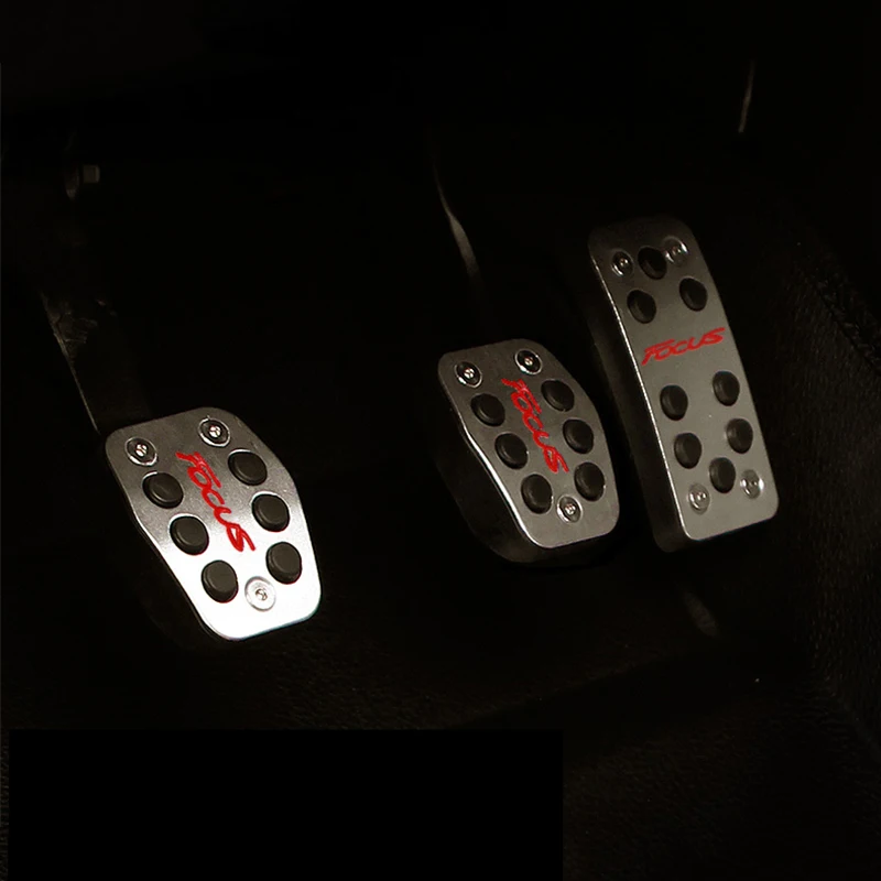 Aluminum-alloy-Car-Styling-Accelerator-Gas-Pedal-Brake-Pedal-Cover-For-ford-focus-2-3-2007