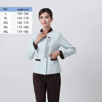 (10 set-Shirt&Pant)The hotel work clothes cleaning aunt PA property hotel room attendant cleaning uniforms long sleeve plus size
(10 set-Shirt&Pant)The hotel work clothes cleaning aunt PA property hotel room attendant cleaning uniforms long sleeve plus size