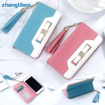 Flip Leather Case for Iphone 11 pro Xs Max Xr x 8 7 6 6s Plus Luxury Card Wallet Stand Book Cover Pretty Bow-knot Mirror Tassel
Flip Leather Case for Iphone 11 pro Xs Max Xr x 8 7 6 6s Plus Luxury Card Wallet Stand Book Cover Pretty Bow-knot Mirror Tassel