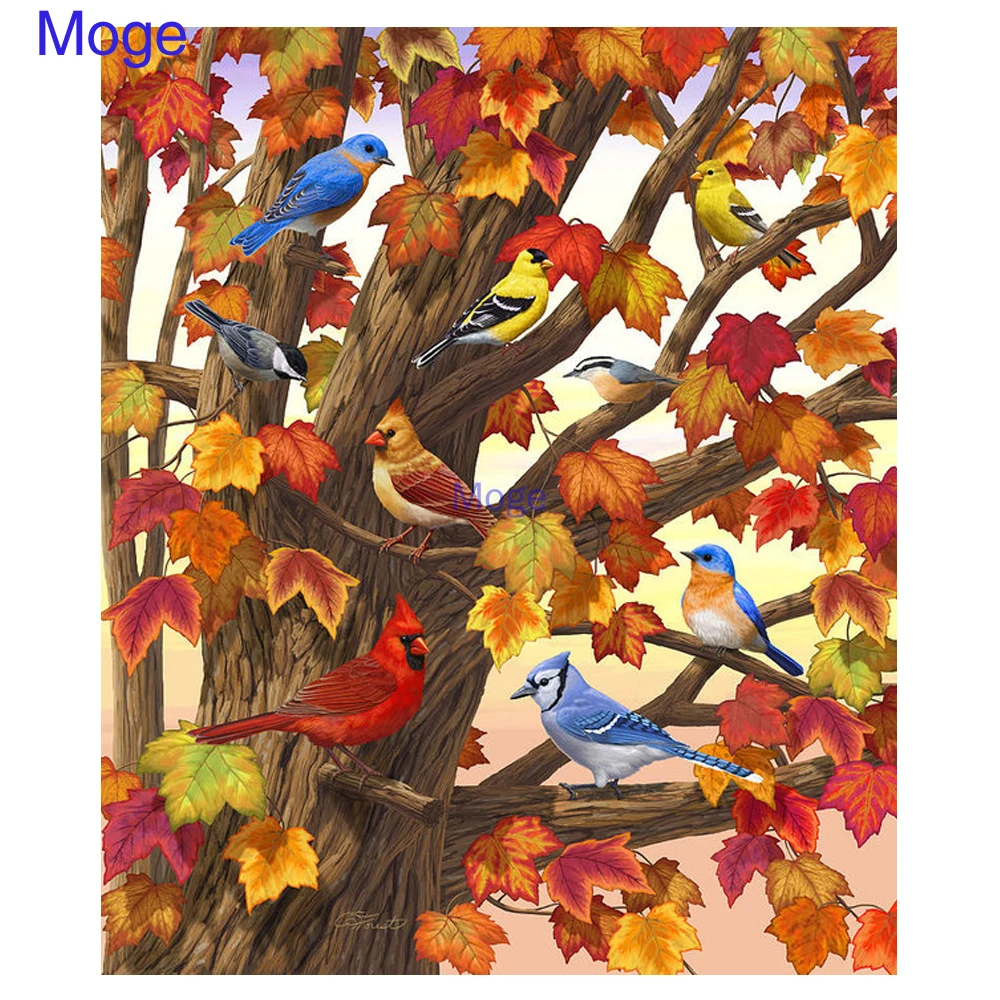 Moge DIY diamond painting maple tree birds Diamond embroidery maple tree birds Diamond mosaic maple tree bird cross stitch decor
Moge DIY diamond painting maple tree birds Diamond embroidery maple tree birds Diamond mosaic maple tree bird cross stitch decor