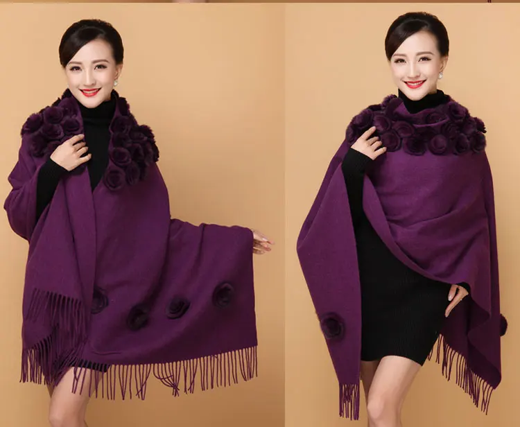 winter shawl scarf women (8)