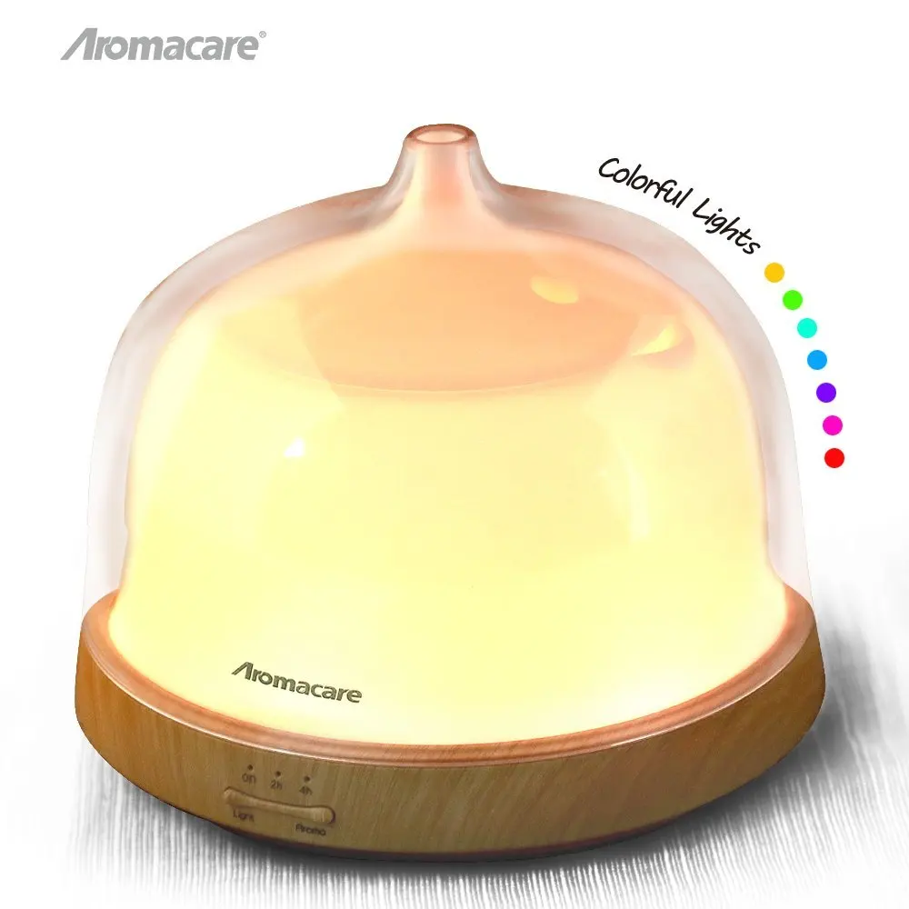 Aromacare 200ml Essential Oil Diffuser Ultrasonic Air Humidifier with Wood Grain 7 Color Changing LED Lights for Office Home
Aromacare 200ml Essential Oil Diffuser Ultrasonic Air Humidifier with Wood Grain 7 Color Changing LED Lights for Office Home